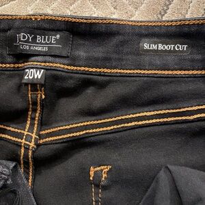 Judy Blue Men's Black Bootcut Jeans